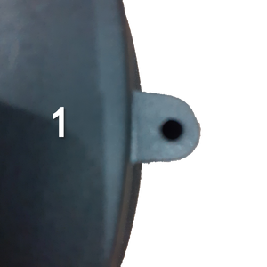6″ External Plain Black Cap & Gasket